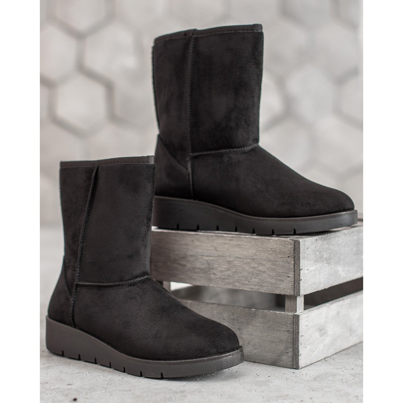 Kylie Visoki Mukluki crno 1