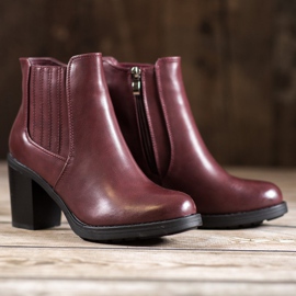 Comer Čizme od eko kože crvena 1