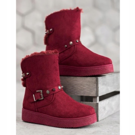 SHELOVET Mukluki s mlaznicama crvena 2