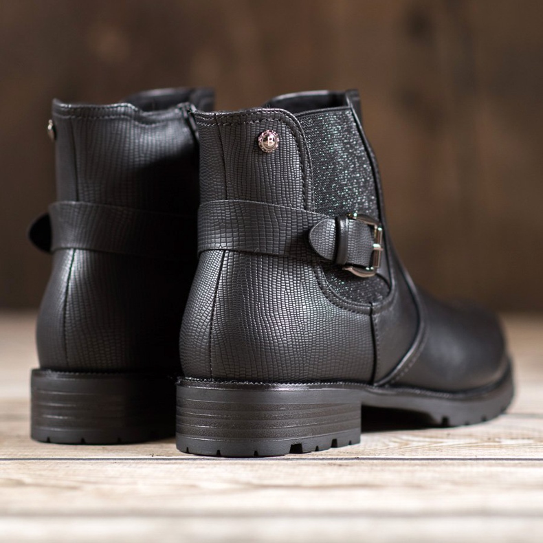 Gogo Radnici s kopčom crna 2