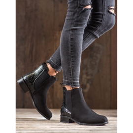 Erynn Crne čizme Jodhpur Snake Print crno 1