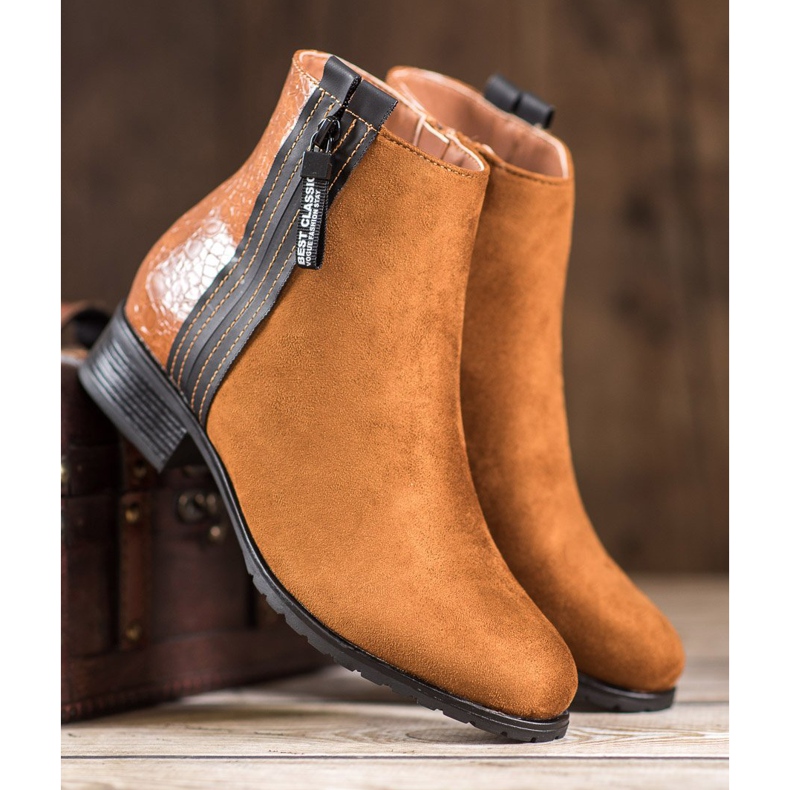 Erynn Čizme s ukrasnim zatvaračem smeđa 1