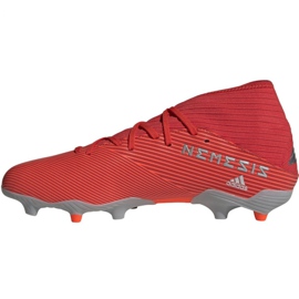 Kopačke Adidas Nemeziz 19.3 Fg M F34389 višebojan crvena 2