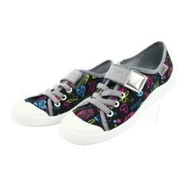 Befado dječje cipele 251Y137 crna plava ružičasta siva žuta boja 3