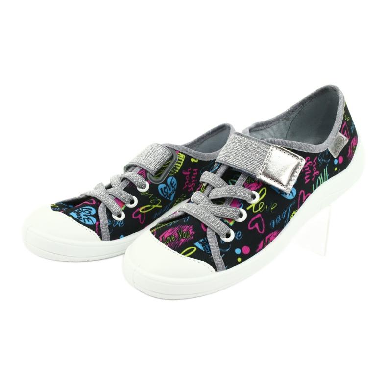 Befado dječje cipele 251Y137 crna plava ružičasta siva žuta boja 3