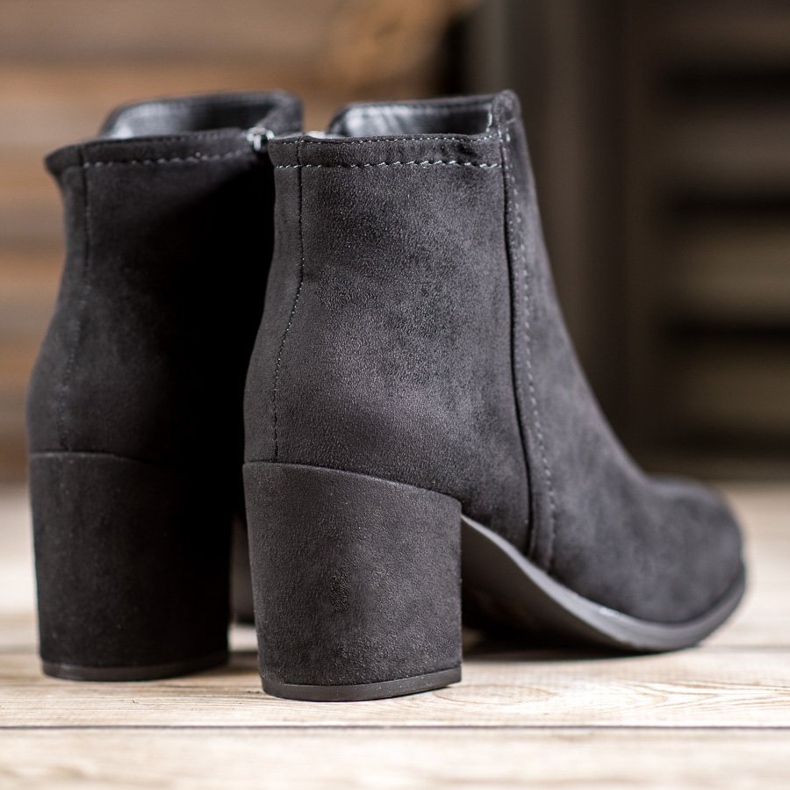 Clowse Klasične crne čizme crna 1