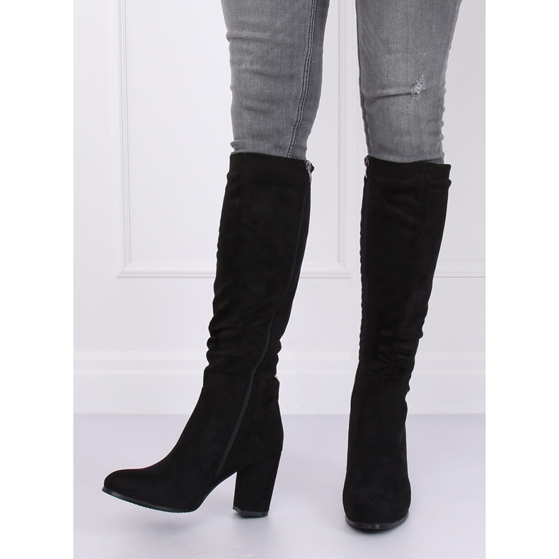 Klasična crna visoka potpetica 750-05 Crna 1