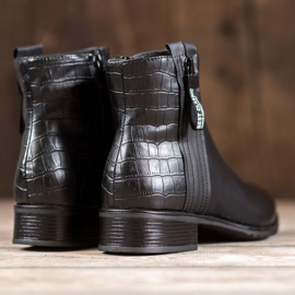 Erynn Čizme s ukrasnim zatvaračem crna 1