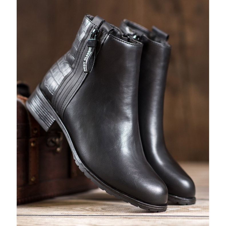 Erynn Čizme s ukrasnim zatvaračem crna 2