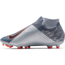 Nike Phantom Vsn Academy Df FG / MG M AO3258 408 nogometne cipele raznobojna siva 1