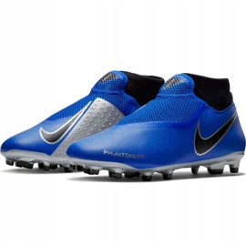 Nike Phantom Vsn Academy Df FG / MG M AO3258 400 cipele za nogomet višebojan plava 2