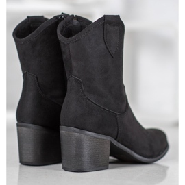 Super Mode Crne kaubojke crno 1