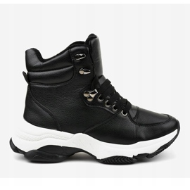 Crne ženske izolirane tenisice C-3132 crna 2