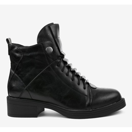 Crne ravne izolirane čizme CR-3366 crna 2