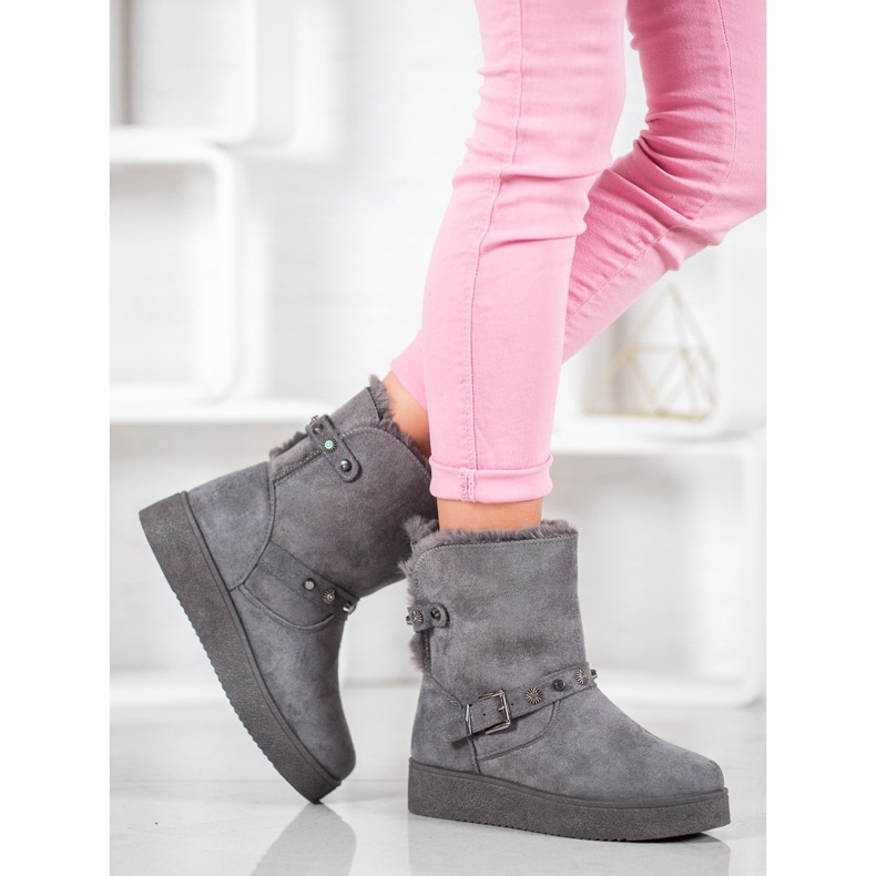 SHELOVET Mukluki s mlaznicama siva 2