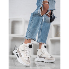 Bella Paris Tenisice s krznom bijela raznobojna 1