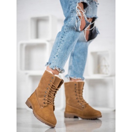 SHELOVET Kamilice sa krznom smeđa 1