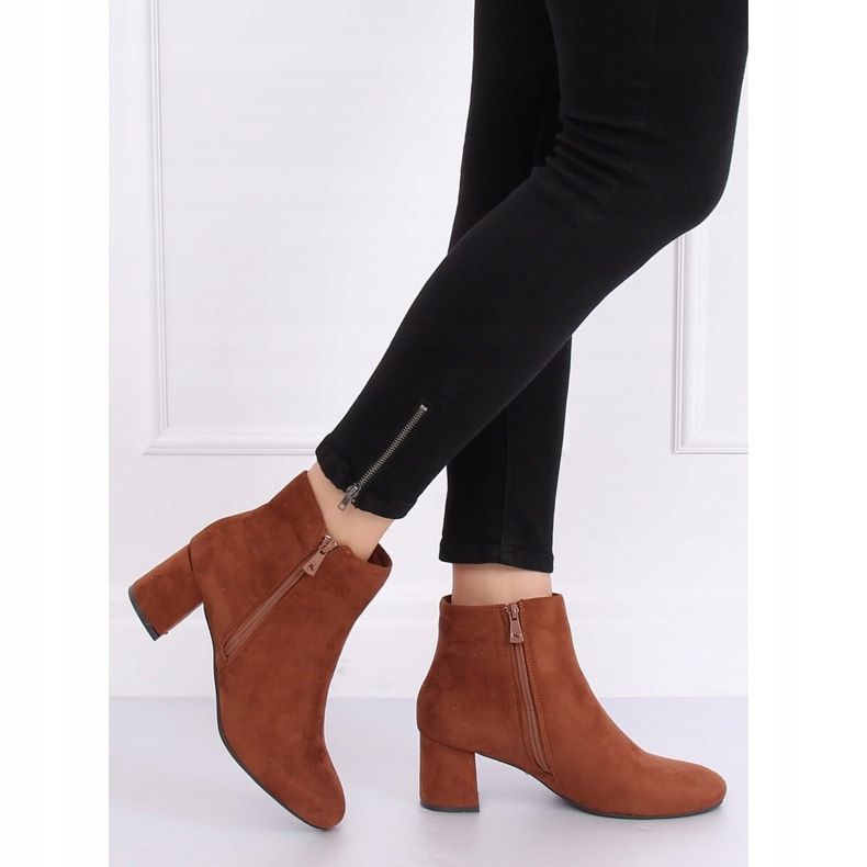 Smeđe čizme s visokim potpeticama K1825116 Cuero smeđa 1