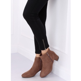 Bež čizme s visokim potpeticama K1825116 Taupe 1