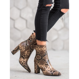 Seastar Čizma za ispis zmije smeđa višebojan 2