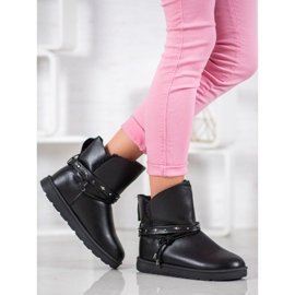 SHELOVET Mukluki sa eko kožom crno 1