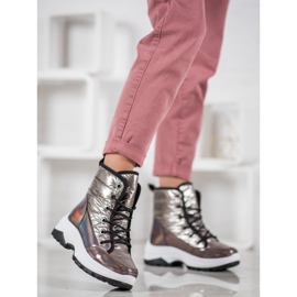 SHELOVET Sportske čizme za snijeg žuta boja 1