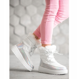 Bella Paris Modne čizme za snijeg bijela 1