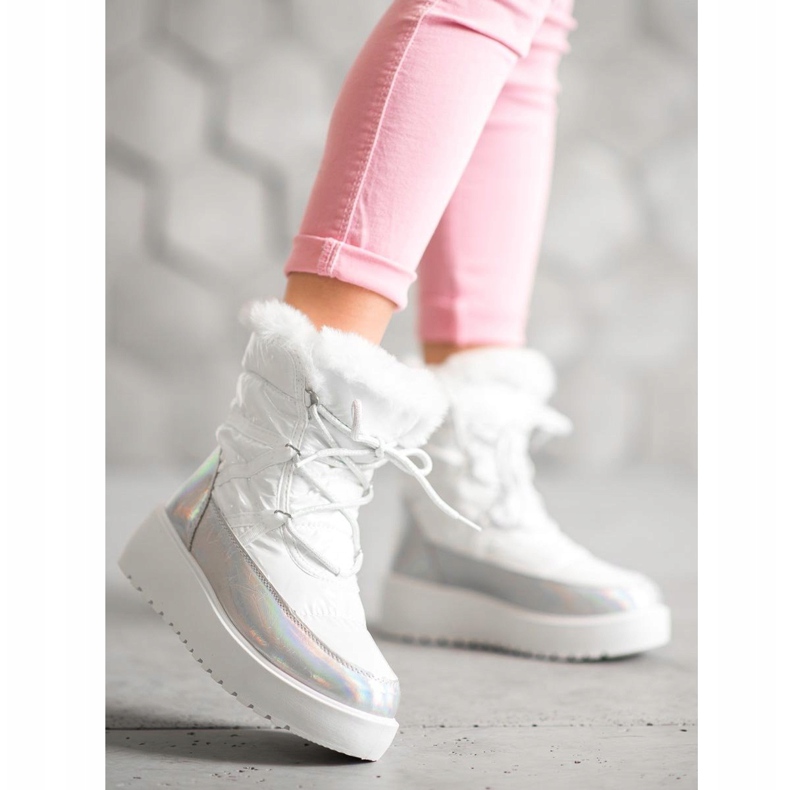 Bella Paris Modne čizme za snijeg bijela 2