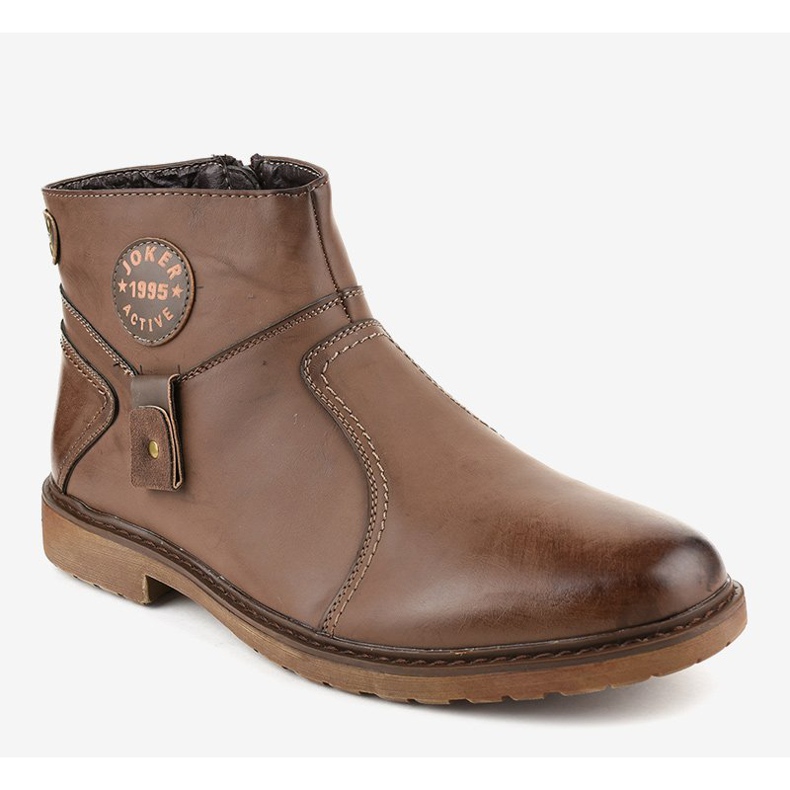 Smeđe klizne cipele A20182-5 smeđa 1