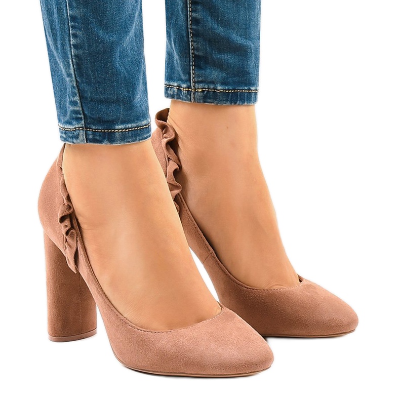 Ružičasta antilop na visokim potpeticama LE037P 1