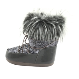 Udobne čizme za snijeg siva 2