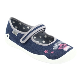 Befado dječje cipele 114Y369 plava ružičasta siva 1