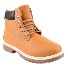 Smeđe izolirane čizme za snijeg C-9U5-8 smeđa 1