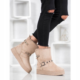 SHELOVET Mukluki s mlaznicama smeđa 2