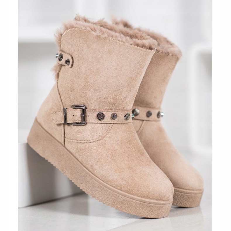 SHELOVET Mukluki s mlaznicama smeđa 1