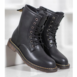 SHELOVET Modni hvatači s eko kožom crno 2