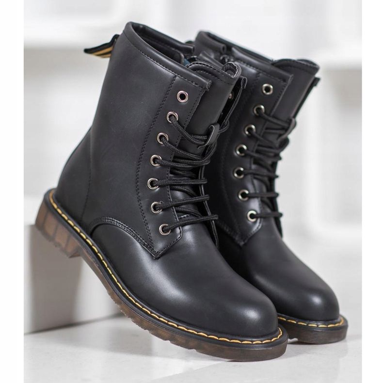 SHELOVET Modni hvatači s eko kožom crna 2