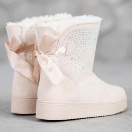 SHELOVET Mukluki sa kristalima smeđa 1