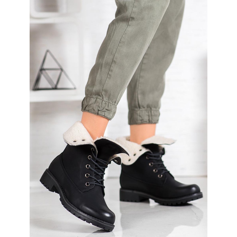 SHELOVET Planinarske čizme s uvlačivom drškom crno 1