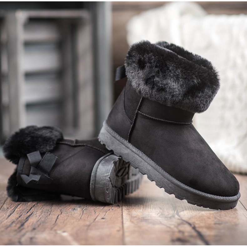 SHELOVET Mukluki sa krznom crno 1