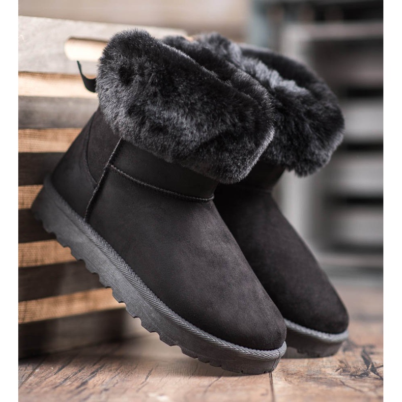 SHELOVET Mukluki sa krznom crno 2