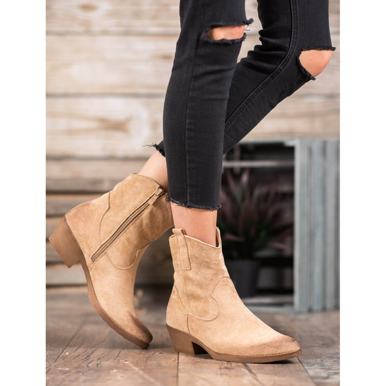 Seastar Tople kaubojske čizme na štikle smeđa 1