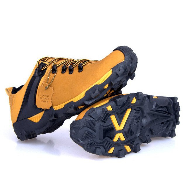 Čizme za treking Koža Nat 399 Camel smeđa 2