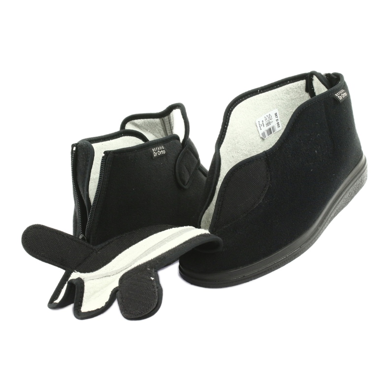 Dr.ORTO BEFADO Žene za bolesnike 987D002 Black Silber Insert crna 4