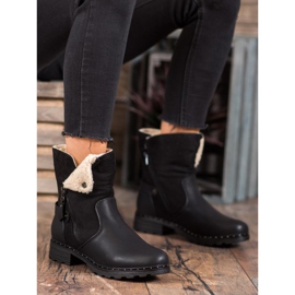 SHELOVET Radnici sa smotanom cipelom crna 2