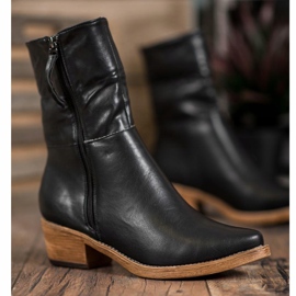 Kylie Kaubojske čizme s gornjom stranom crna 1