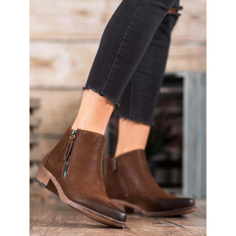 Kylie Kaubojke na klizaču smeđa 1