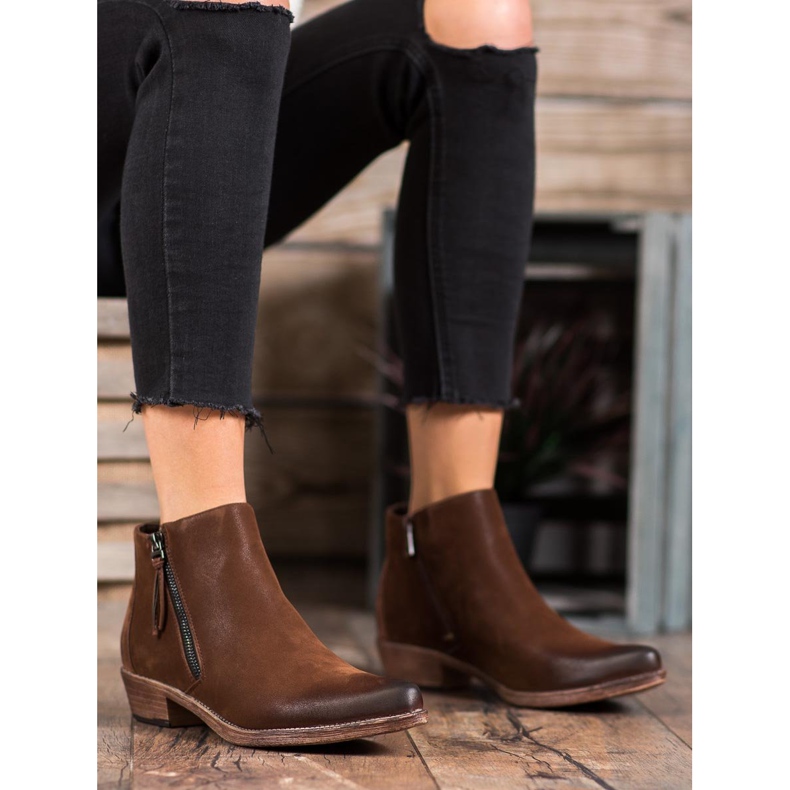 Kylie Kaubojke na klizaču smeđa 2