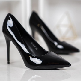 SHELOVET Lakirane pumpe crna 1