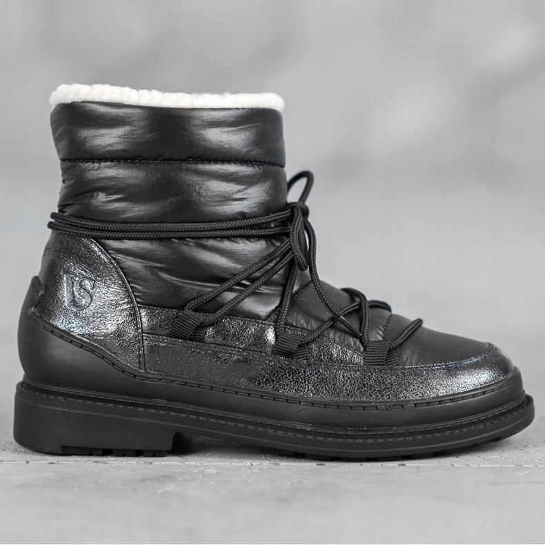 Vices Tekstilne čizme za snijeg crna 1